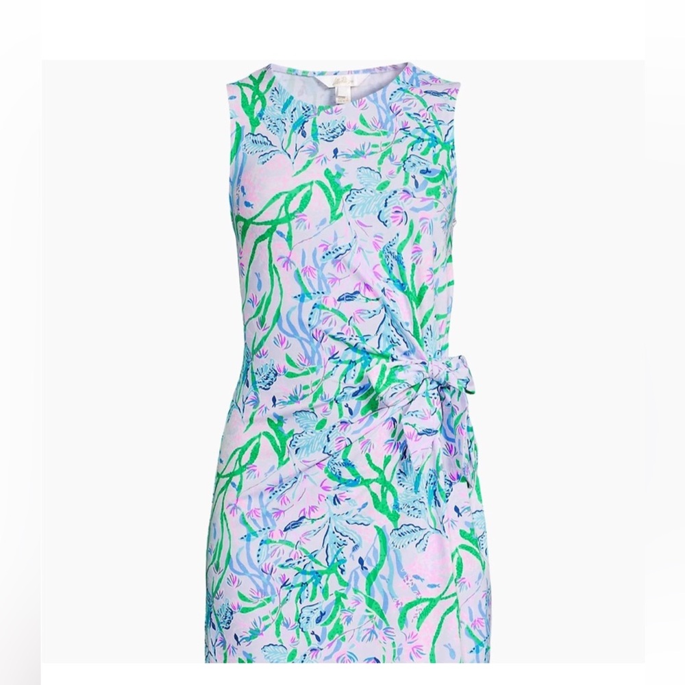 Lilly Pulitzer Bryson Dress Multi Seacret Escape New In Package - Picture 9 of 12